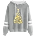 thumbnail image 1 of WILLBEST Sudaderas de Mujer Sudadera con Capucha y Cordón con Estampado Navideño Informal para Mujer 111 XX-Grande, 1 of 3