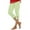 Light Green, variant on Women's Capris High Waist Stretch Fabric Summer Workout Compression Leggings