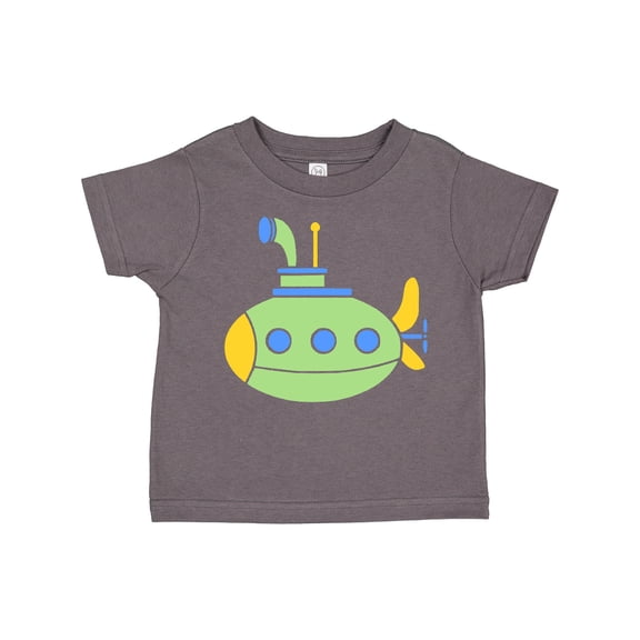 Inktastic Cute Green Submarine Boys or Girls Toddler T-Shirt