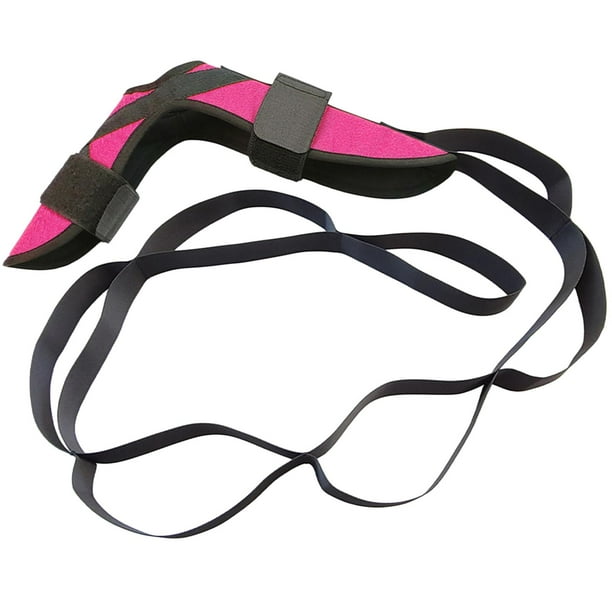Banda elástica para pies y pantorrillas, para ballet, yoga y estiramiento de piernas Rosa