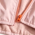thumbnail image 4 of Mitankcoo Girls Hooded Lined Softshell Jacket Full Zip Windproof Outerwear with Pockets for Kids Outdoor Casual Coat 1-13Y, 4 of 7