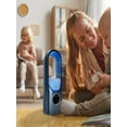 thumbnail image 5 of Rechargeable Portable Mini Air Conditioner - Bladeless Evaporative Cooler, 6-Speed Quiet USB-Powered | Personal Desktop & Travel Use,Blue, 5 of 7