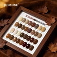 thumbnail image 4 of JODSONE Coffee Brown Gel Nail Polish Set 32 Colors, Latte to Espresso Warm Neutral Tones with 4PCS Base & Top Coats, Soak Off UV Gel Polish Kit for Home Salon, 4 of 8