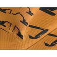 thumbnail image 4 of Ambesonne Construction Quilted Bedspread Set 3 Pcs, Excavator Track, King Size, Orange Black, 4 of 5