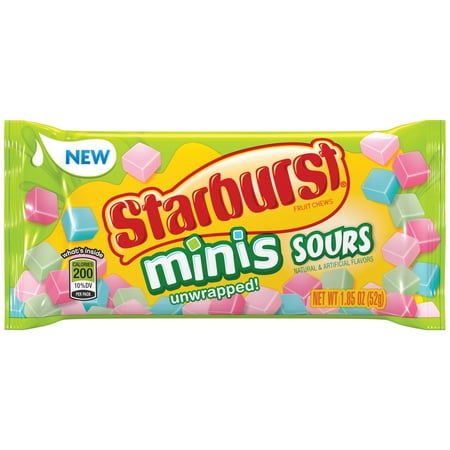 Starburst® Minis Sours Fruit Chews 1.85 oz. Bag