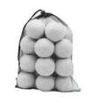 thumbnail image 4 of 20 pelotas de tenis elásticas de 6,35 cm de diámetro, resistentes al desgaste, para entrenamiento. Blanco, 4 of 9