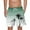Green, variant on Bermuda Shorts Men Board Knee Length Stretch 9 Inch Beige Lightweight Hawaiian Mens Shorts 3XL