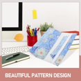 thumbnail image 3 of Book Cover Sleeve Paperback Protector: A5 Book Covers for Hardcover - Soft Cloth Book Protector with Flower Pattern - Adjustable Book Sleeve for Notebook Bible Planner Book Lovers Accessories, 3 of 9