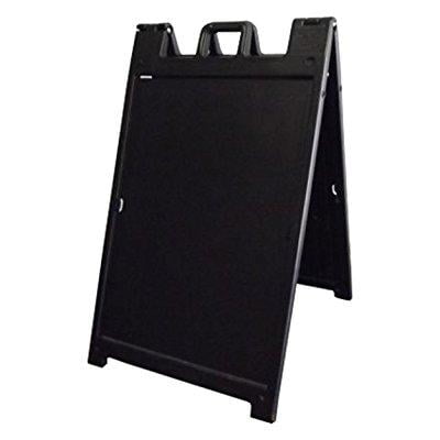 A-frame Sandwich Sign - deluxe signicade a-frame sidewalk curb sign with quick-change system, black
