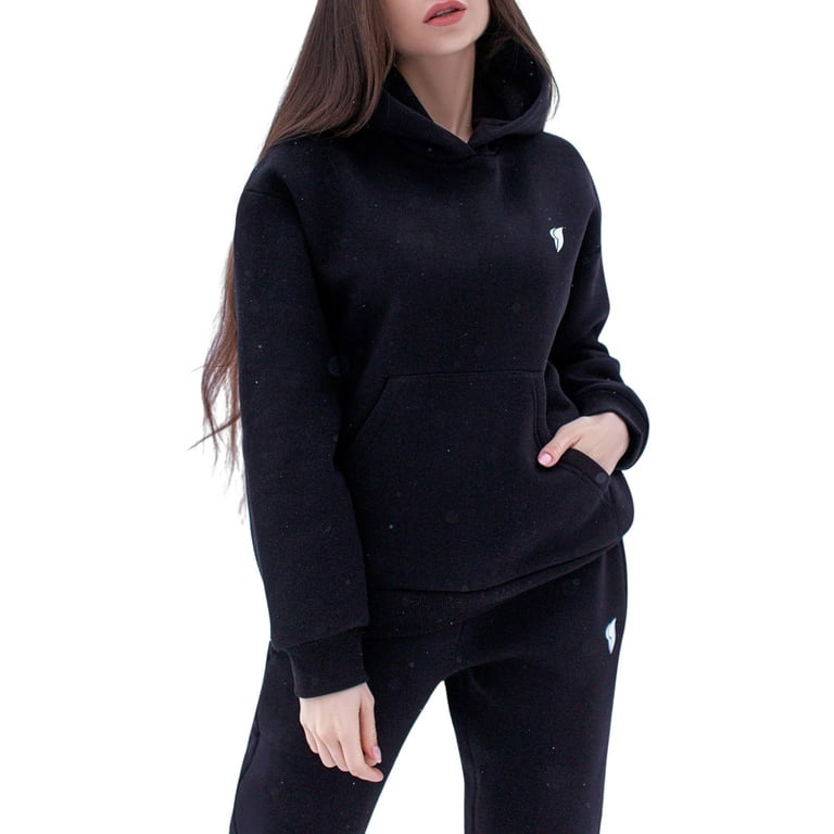 FOCUSNORM Two Piece Outfit For Women Long Sleeve Pullover With