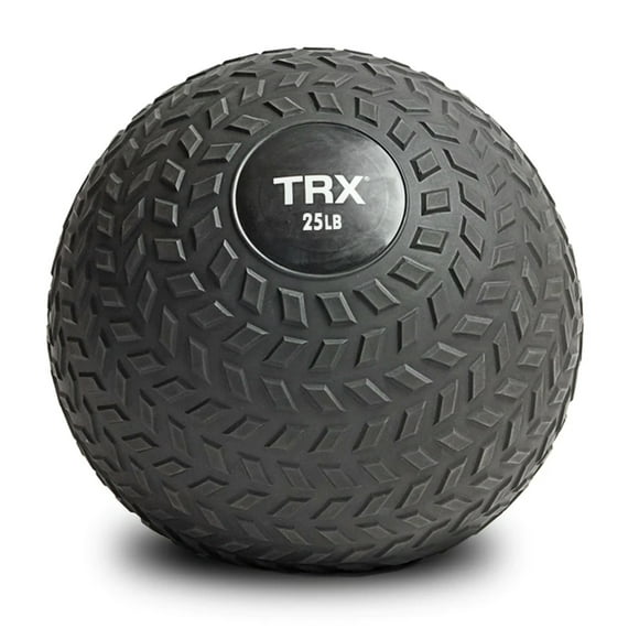 TRX 25 Pound Weighted Slam Ball for Full Body High Intensity Workouts