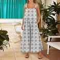 thumbnail image 6 of Women Valentines Baggy Overall Sleeveless Cute Heart Print Outfits Straight Leg Rompers Valentine Overalls with Pockets, 6 of 6