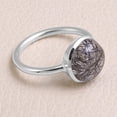 thumbnail image 5 of Earth Gems Jewelry Tourmaline Quartz Ring Sterling Silver Ring Silver Handmade Ring for Women, 5 of 5