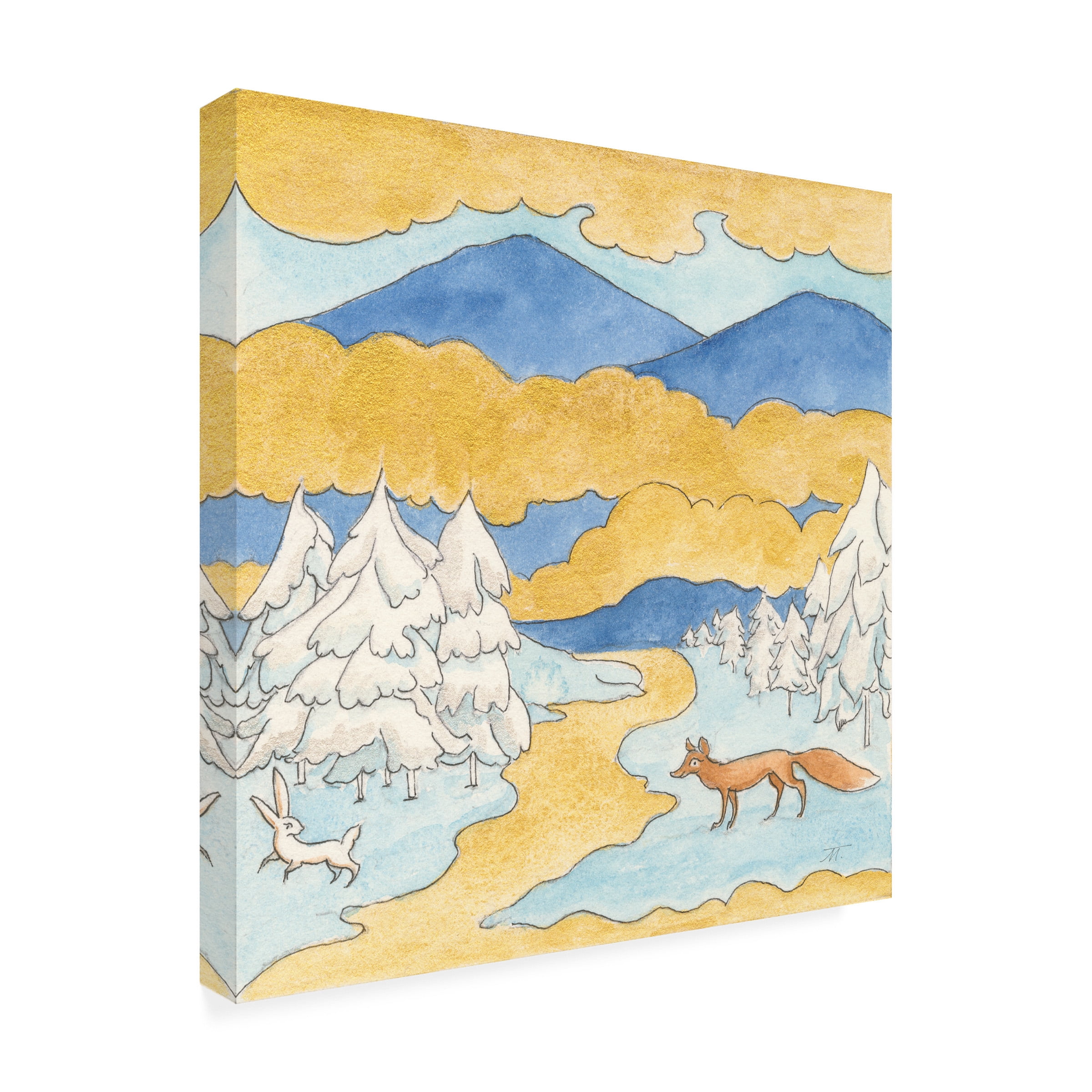 Miranda Thomas 'Riverside III' Canvas Art