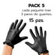 thumbnail image 5 of Guantes De Nitrilo Negros Parrillero, Kit Asador 15 pares CHEF DEMO chef demo, 5 of 9