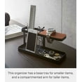 thumbnail image 3 of Yamazaki Home Desk Organizer, Black, Steel, No Assembly, 3 of 6