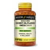 Mason Natural Coconut Oil/Flaxseed Omega 3-6-9 - Supports General Health and Wellness, Improves Heart and Brain Function, Organic Herbal Supplement, 60 Softgels