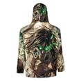 thumbnail image 3 of Attack On Titan Full Zip Hoodies Hooded Long Sleeve Jacket Lightweight Sweatshirt Warm Winter Coats XL, 3 of 6