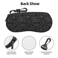 thumbnail image 4 of Picia Black Scientific Print Sunglasses Case, Eyeglasses Case Protector Large Glasses Case, Key Lock Case Protective Glasses Holder Eyeglasses Cases, 4 of 8