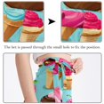 thumbnail image 3 of Ice Cream Stylish Summer Chiffon Beach Dress with Polyester Straps - Women's Summer Dresses, 3 of 6