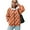 Polka Dot Orange, variant on Yuyamidu Womens Zip Up Hoodies Polka Dot Hoodie Womens Heavyweight Jackets Oversized Sweatshirt for Women Plus Size Sweatshirt Crew Neck Long Sleeve Sweatshirts with Pocket XS