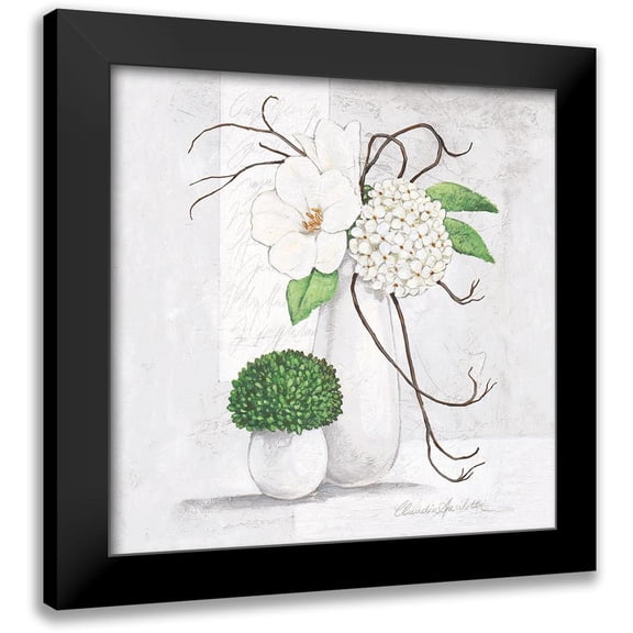 Ancilotti, Claudia 12x12 Black Modern Framed Museum Art Print Titled - Silent Blossom