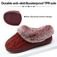 thumbnail image 5 of LORDFON Winter Fuzzy Womens Slippers Fluffy House Slippers with Memory Foam, 5 of 7