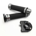 thumbnail image 1 of Manillar de goma Universal de 7/8 pulgadas (22mm) empuñadura de mano/extremo de barra para motocicleta, Titanio Cola manejar accesorios de la barra, 1 of 4