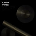 thumbnail image 4 of Bathroom Hardware Accessories Set Brushed Gold Knurled Brass Kit Towel Bar Ring Robe Hook Paper Holder Towel Ring Toilet Brush My Lux Decor Round, 4 of 20