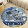 thumbnail image 2 of Football Cowboys Round Area Rugs for Bedroom Living Room, 3FT Soft Comfy Indoor Circle Carpets, Carpet Home Decor Floor Mat, 2 of 6