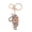 Ivory, variant on Keychain Pendant Sparkling Rhinestones Tiger Shape Charm Key Chain Strong Lobster Clasp Multi-Functional Key Holder