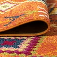 thumbnail image 5 of JONATHAN Y MOROCCAN HYPE 5 x 8 Area Rug, Tribal Love Geometric - Orange/Multi, MOH105C-5, 5 of 9