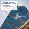 thumbnail image 5 of Malla Sombra Raschel 90% Cinta de refuerzo y ojillos Azul MPQ 6X4, 5 of 5