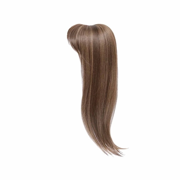 360 Lace 3D Hair Topper With For Women Thinning Coverage 18 Inch Human Hair Blend Extensions