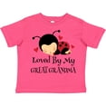 thumbnail image 3 of Inktastic Loved by My Great Grandma Girls Toddler T-Shirt, 3 of 5