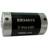 Titus D Size 3.6V ER34615 Lithium Battery - 2 Pack + Free Shipping!