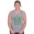 thumbnail image 3 of St Patricks Day Irish Princess Womens Plus Size Graphic Tank Top Brisco Brands 2X, 3 of 5