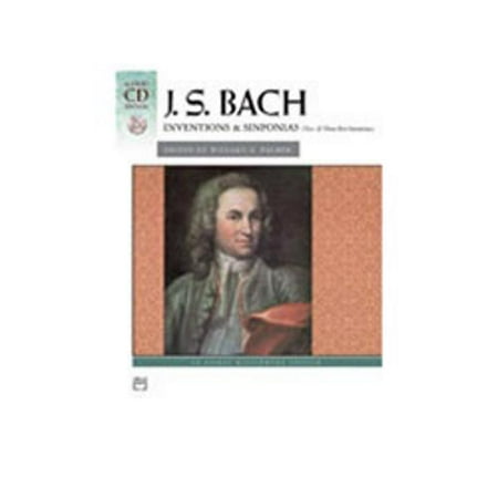 Alfred J.S. Bach Inventions & Sinfonias Book and CD