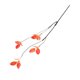 thumbnail image 2 of Simulation Maple Red Leaves Decorative Fall Color Home Flower Arrangement Entrance Decoration Fake Flowers, 2 of 6