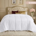 thumbnail image 6 of Utopia Bedding Comforter Queen Size 88 x 88 Inches White, All Season Duvet Insert, Down Alternative Box Stitched Bed Comforter with Corner Tabs, Machine Washable, 6 of 6