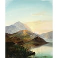 thumbnail image 2 of Charles Robert Leslie 20x24 Gold Ornate Framed and Double Matted Museum Art Print Titled - Scottish Loch, Sunset, 2 of 4