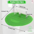 thumbnail image 4 of 4pcs Urinal Screen Urinal Mats, Football Goal Urinal Strainers, Scented Urinal Screen, Splash Guard,, 4 of 5