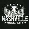 thumbnail image 4 of YI XIANG RAN Nashville Shirts for Women Vintage Guitar Wings Graphic Tees Tennessee Concert Tshirt Country Music Gift Shirt Top, 4 of 5
