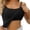 Black, variant on Stretchy Light Camisole for Women Detachable Design Adjustable Straps Sleeveless Shirts for Daily Casual Sports Relax Wear Smooth Side Panel Construction (Light Blue,S)