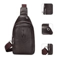 thumbnail image 4 of Small Sling Bag Crossbody Chest Shoulder Water Proof Sling Purse Strap Travel Bag For Men Women Boys With Earphone Hole, 4 of 6
