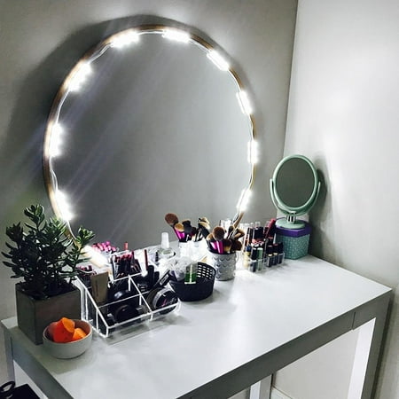 Lighted Mirror LED Light for Cosmetic Makeup Vanity Mirror ...