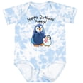 thumbnail image 3 of Inktastic Happy Birthday, Poppy Cute Penguins Boys or Girls Baby Bodysuit, 3 of 5