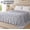 Gray snowflake print, variant on Cooling Blanket for Warm Nights, Lightweight Summer Throw Blanket,Throw - 50"×70"