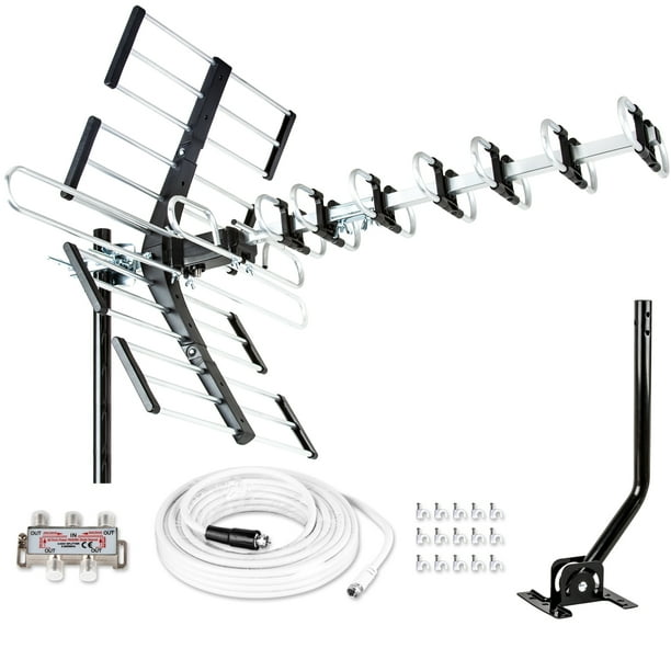Five Star Outdoor HDTV Antenna up to 200 mile Attic or Roof Mount 4K