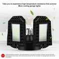 thumbnail image 4 of LED Garage Light 120W Garage Light 15000LM LED Garage Lights with 4+1 Multi-Position Panels Deformable E26/E27 Garage Lighting, 4 of 8